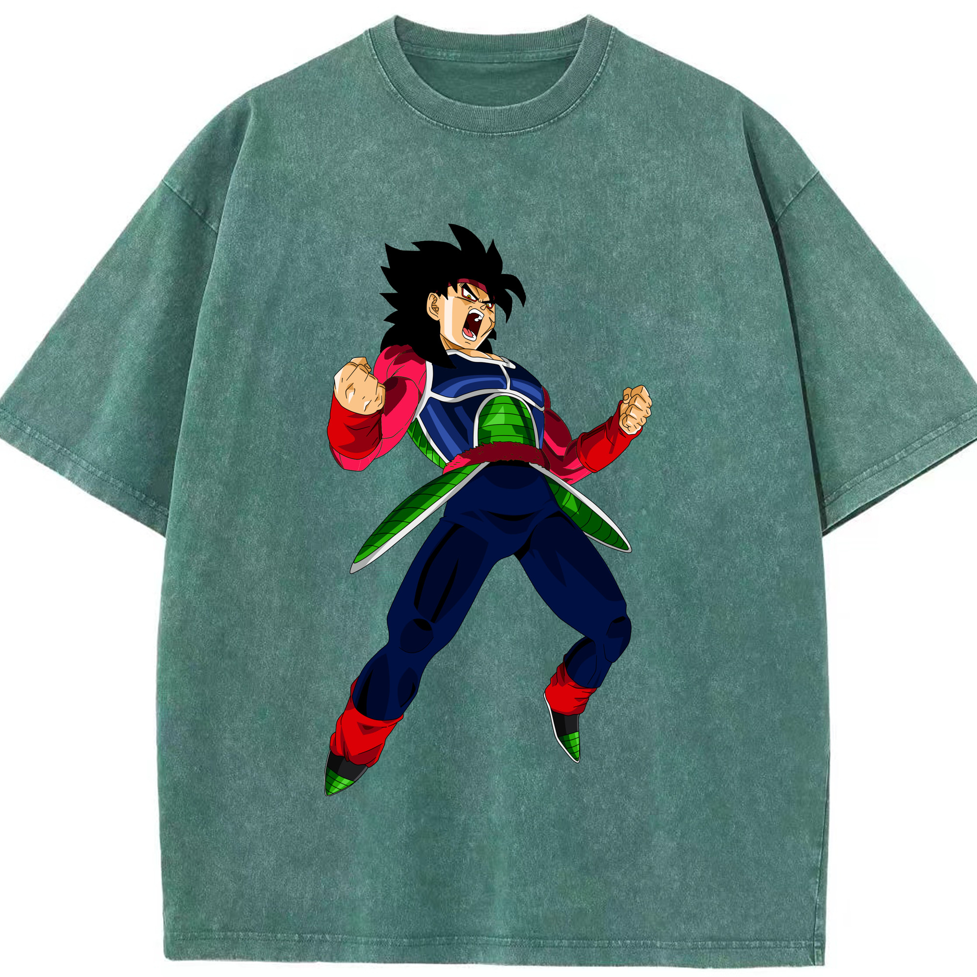（画像用） ドラゴンボール バーダック DRAGON BALL Burdock 綿100% ヴィンテージ風 半袖Tシャツ（フロントプリント）